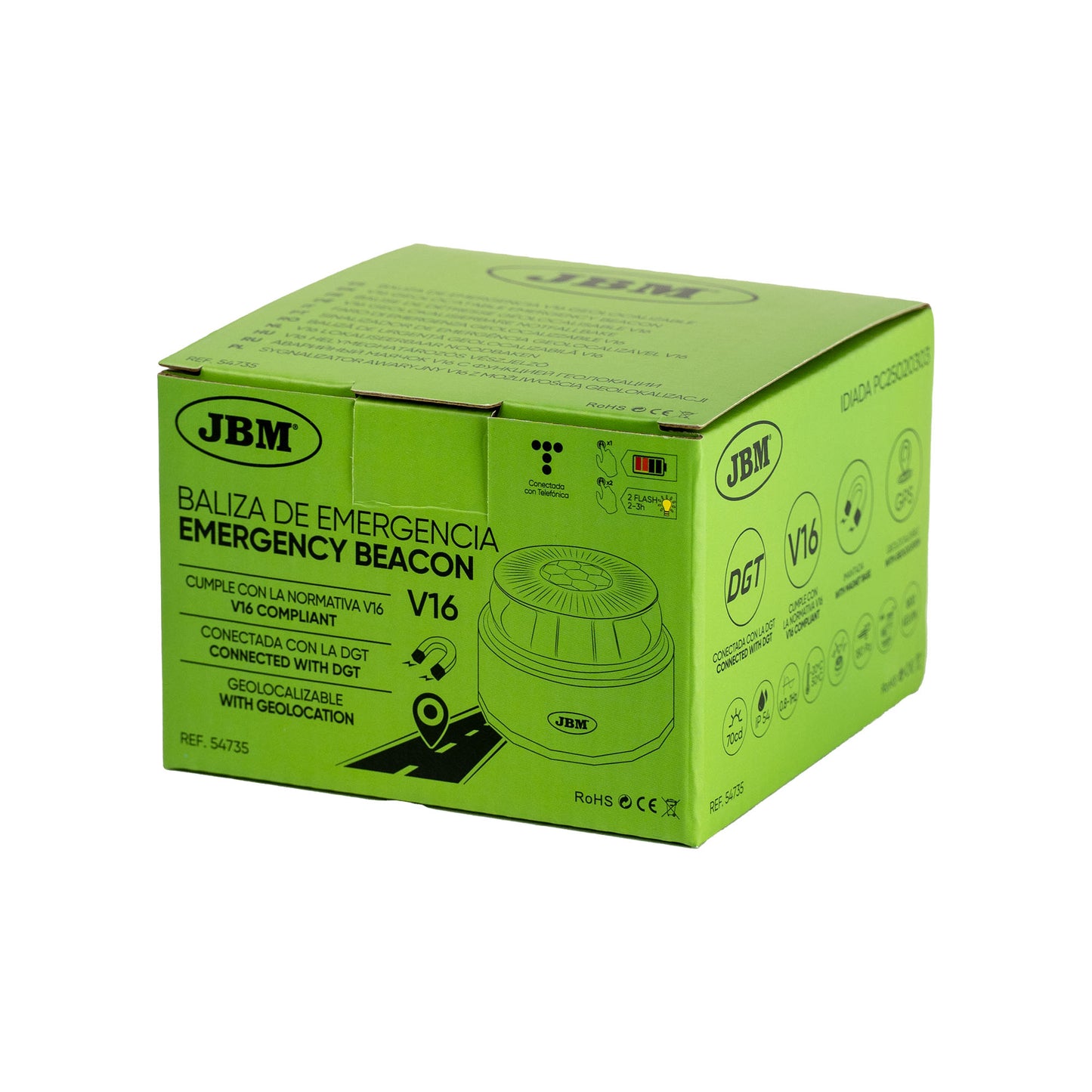 Baliza de Emergencia V16 Geolocalizable JBM 54735